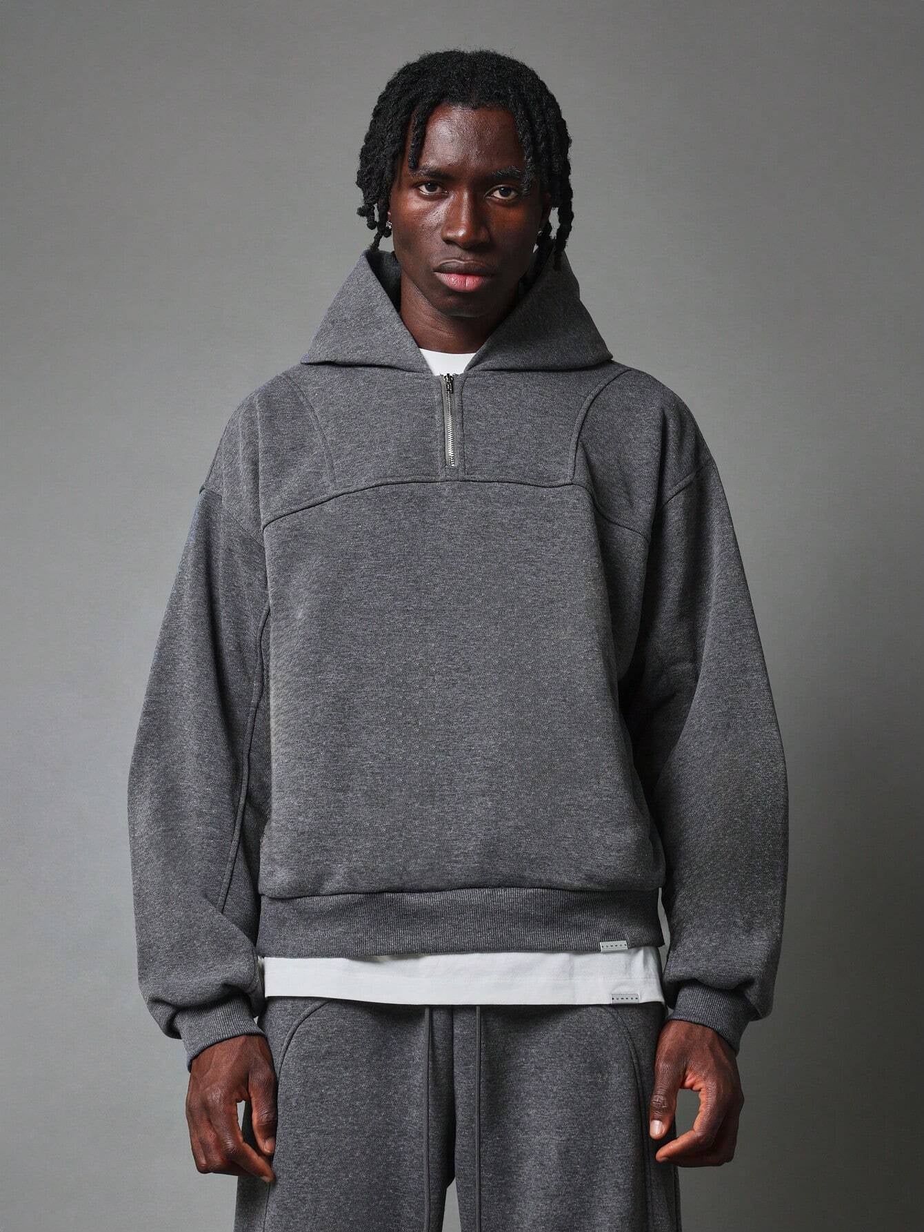 Conjunto SMWN Oversized Zíper Parcial Jogger