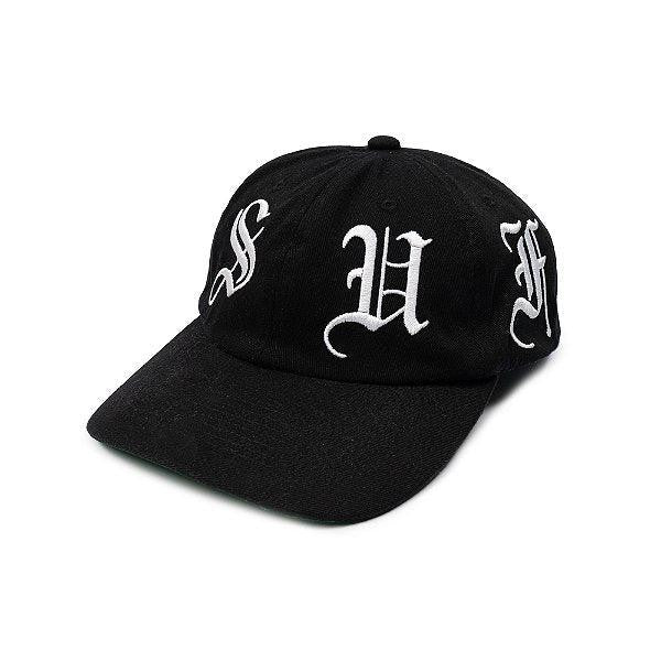 Boné 6 Panel $ Embroidery Preto