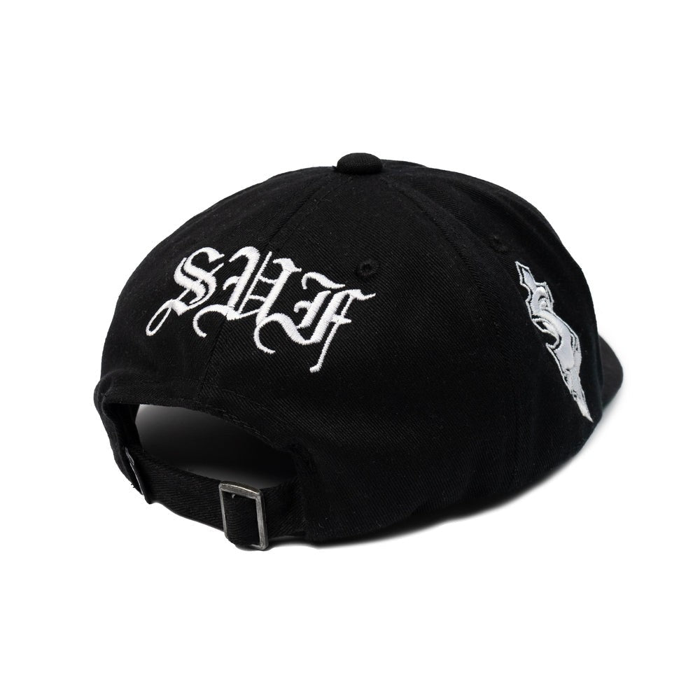 Boné 6 Panel $ Embroidery Preto