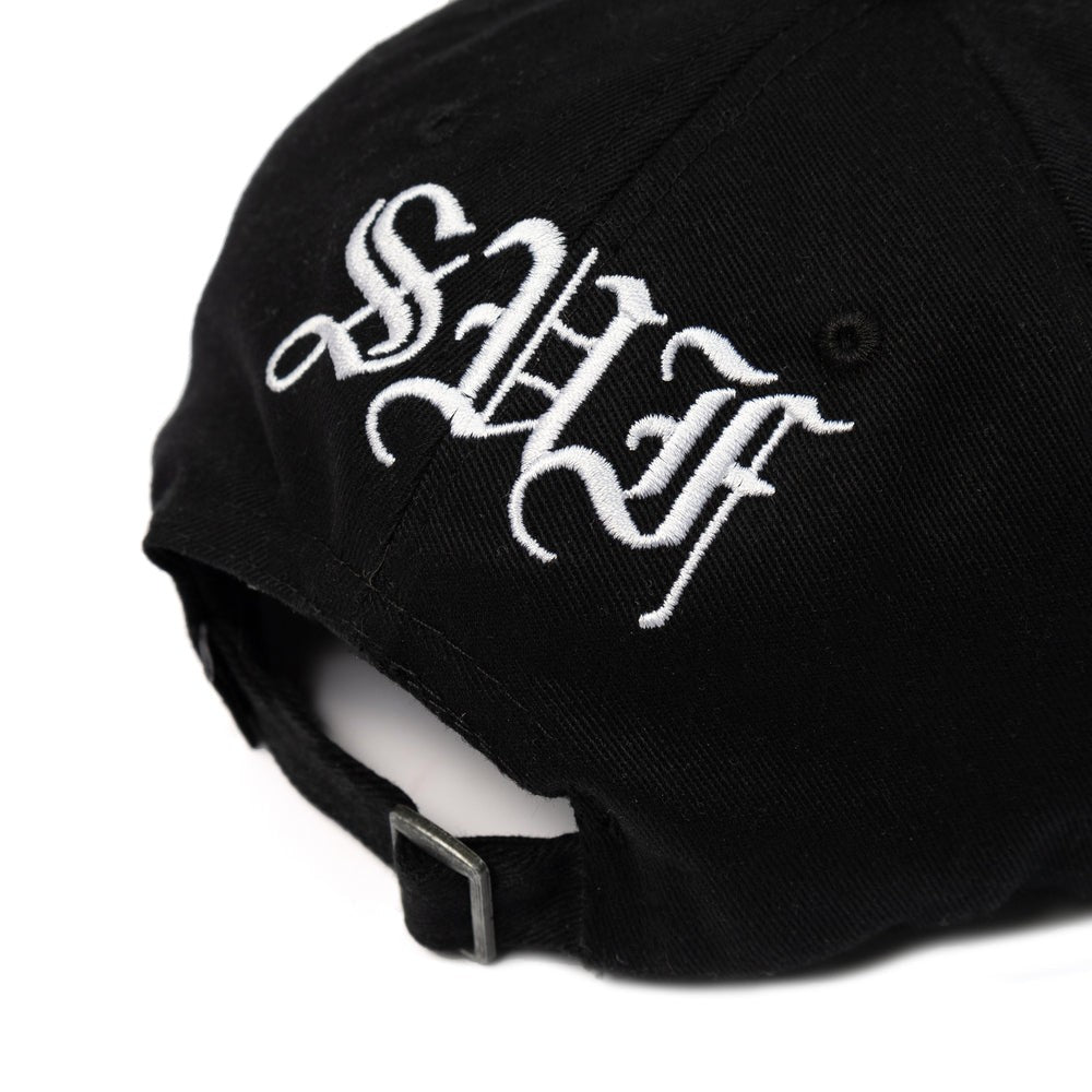 Boné 6 Panel $ Embroidery Preto