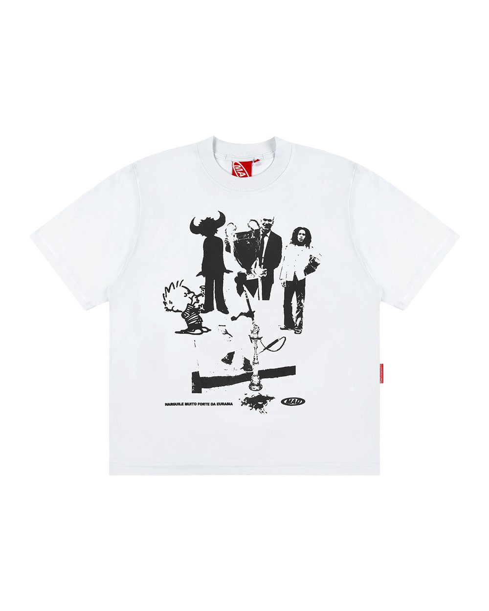 CAMISETA NARGUILE MUITO FORTE DA EURASIA WHITE
