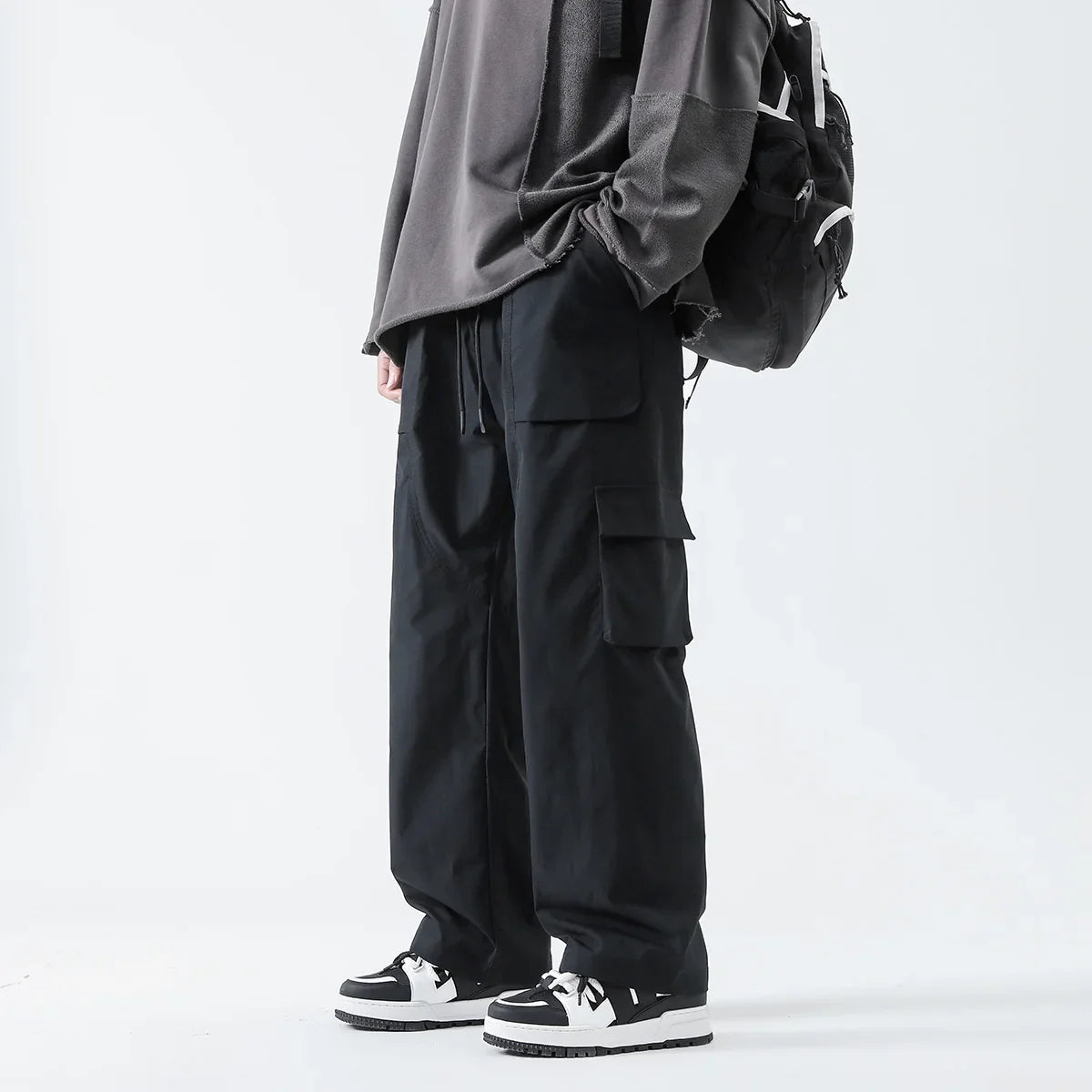 Calça de Harém Pants Pocket
