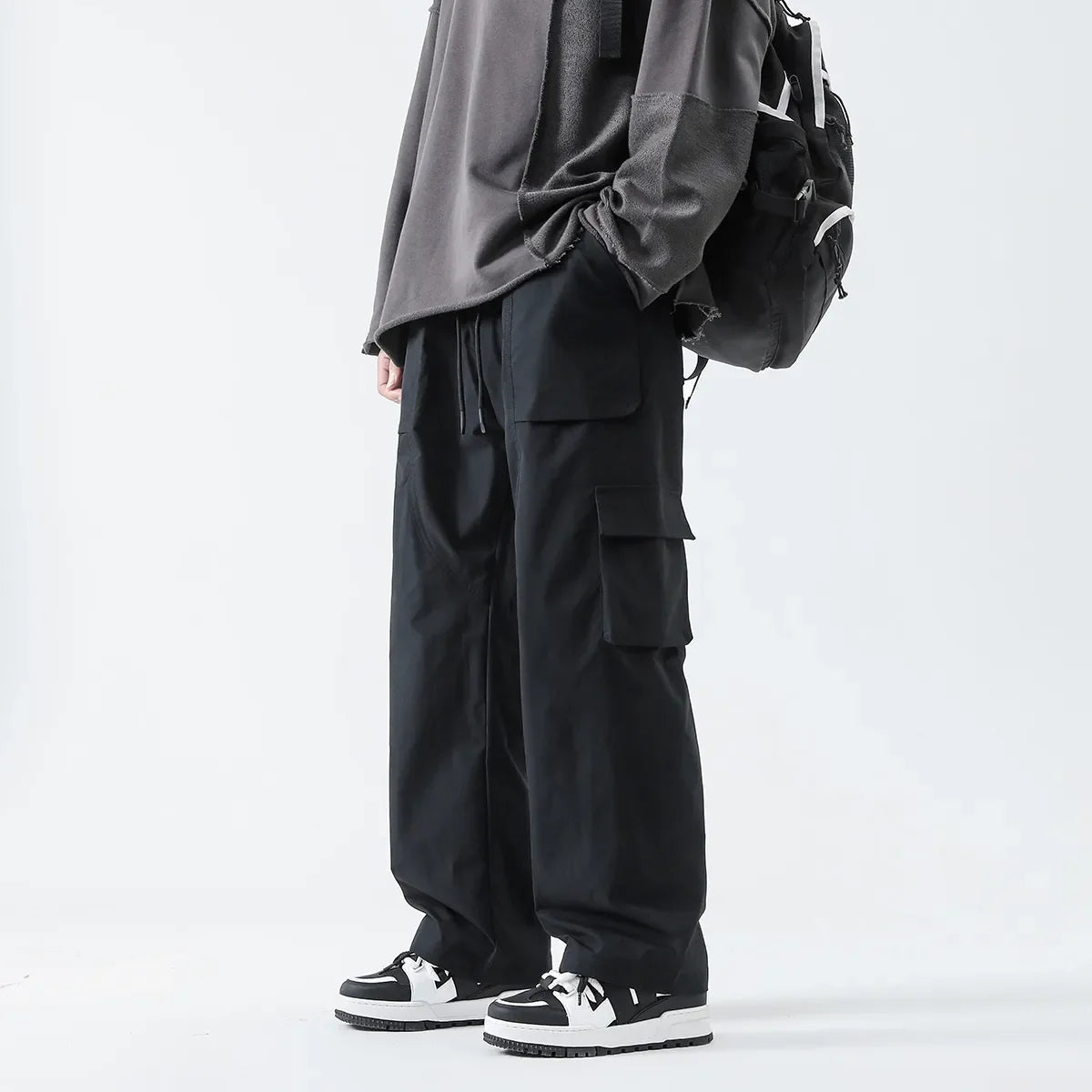 Calça de Harém Pants Pocket