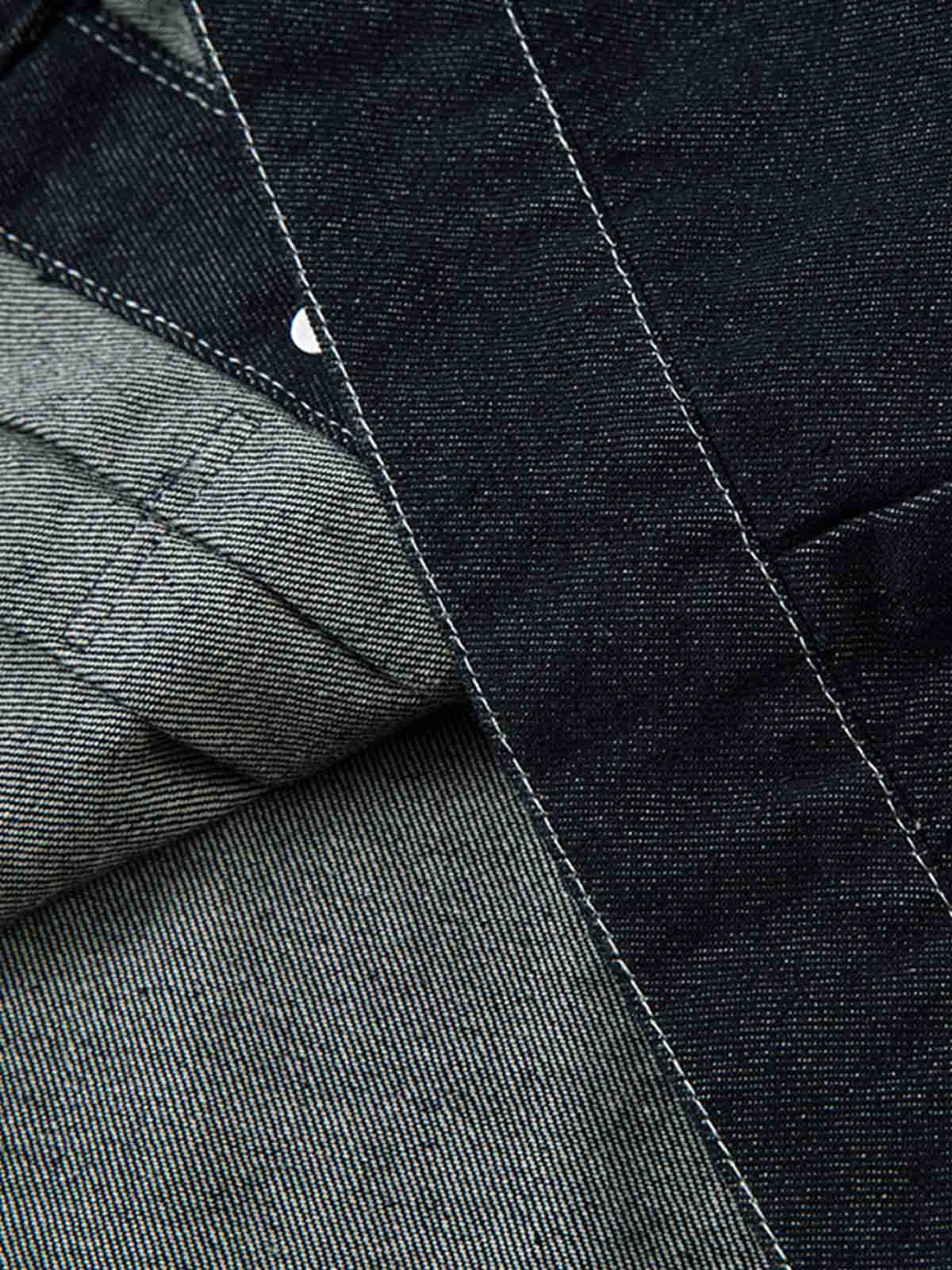 Jaqueta Retro Color Denim Jacket