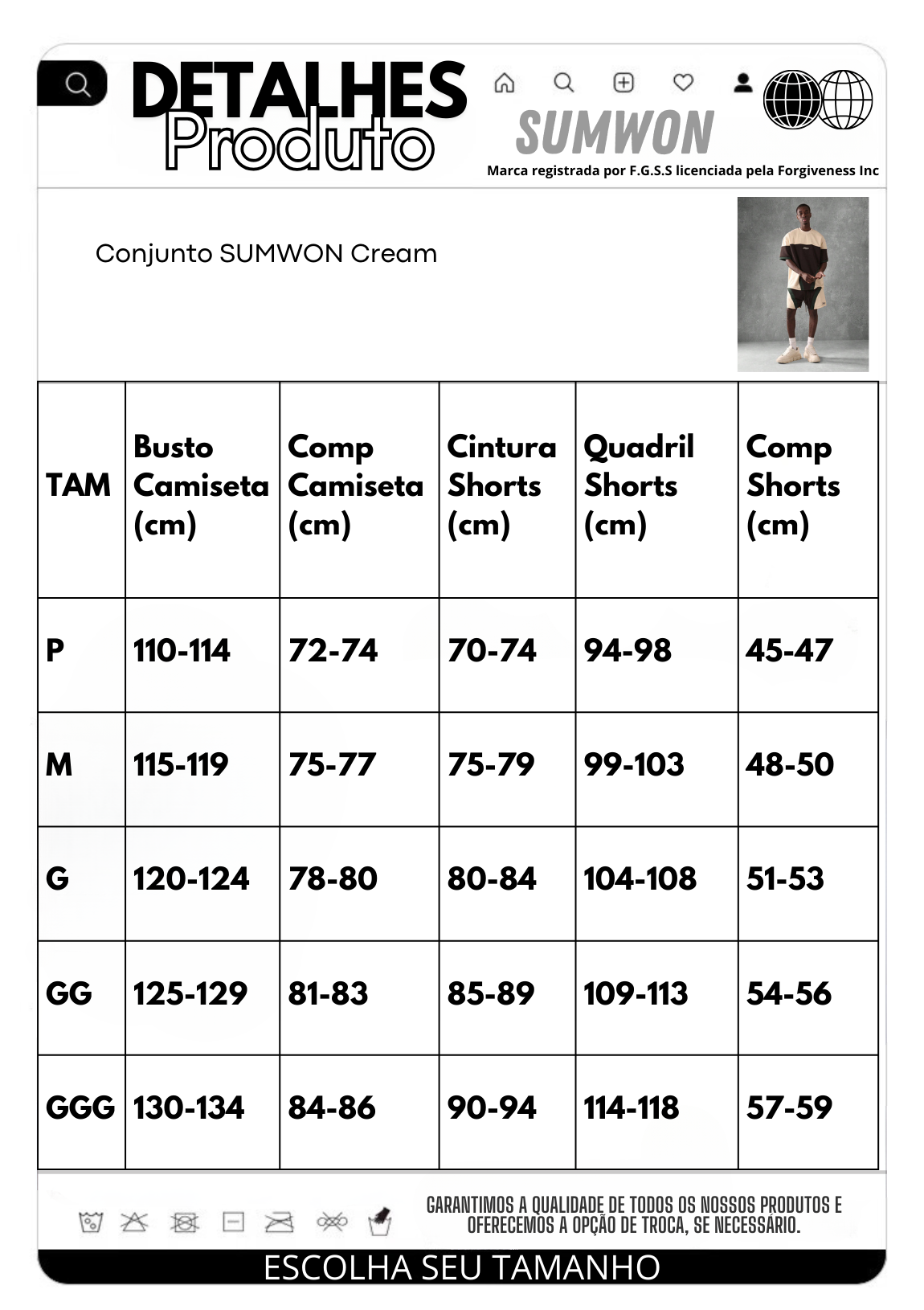 Conjunto SMWN Cream