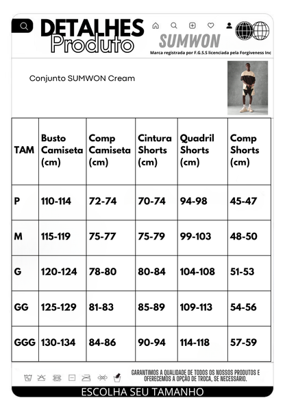 Conjunto SMWN Cream