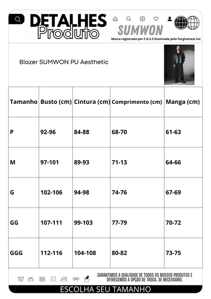 Blazer PU Aesthetic