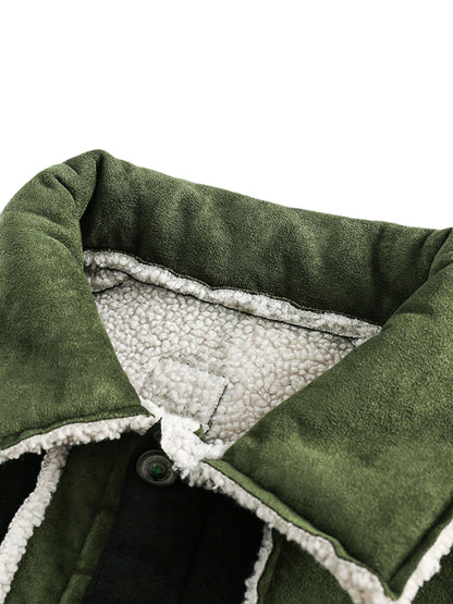 Jaqueta Floral Suede Fleece
