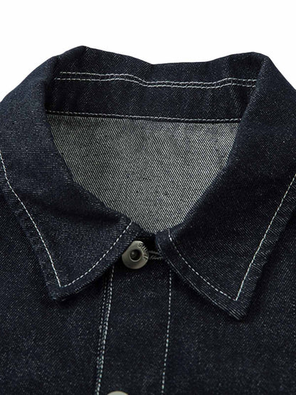 Jaqueta Retro Color Denim Jacket