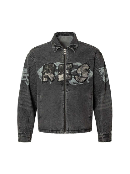 Jaqueta Wasteland Embroidered Rivet