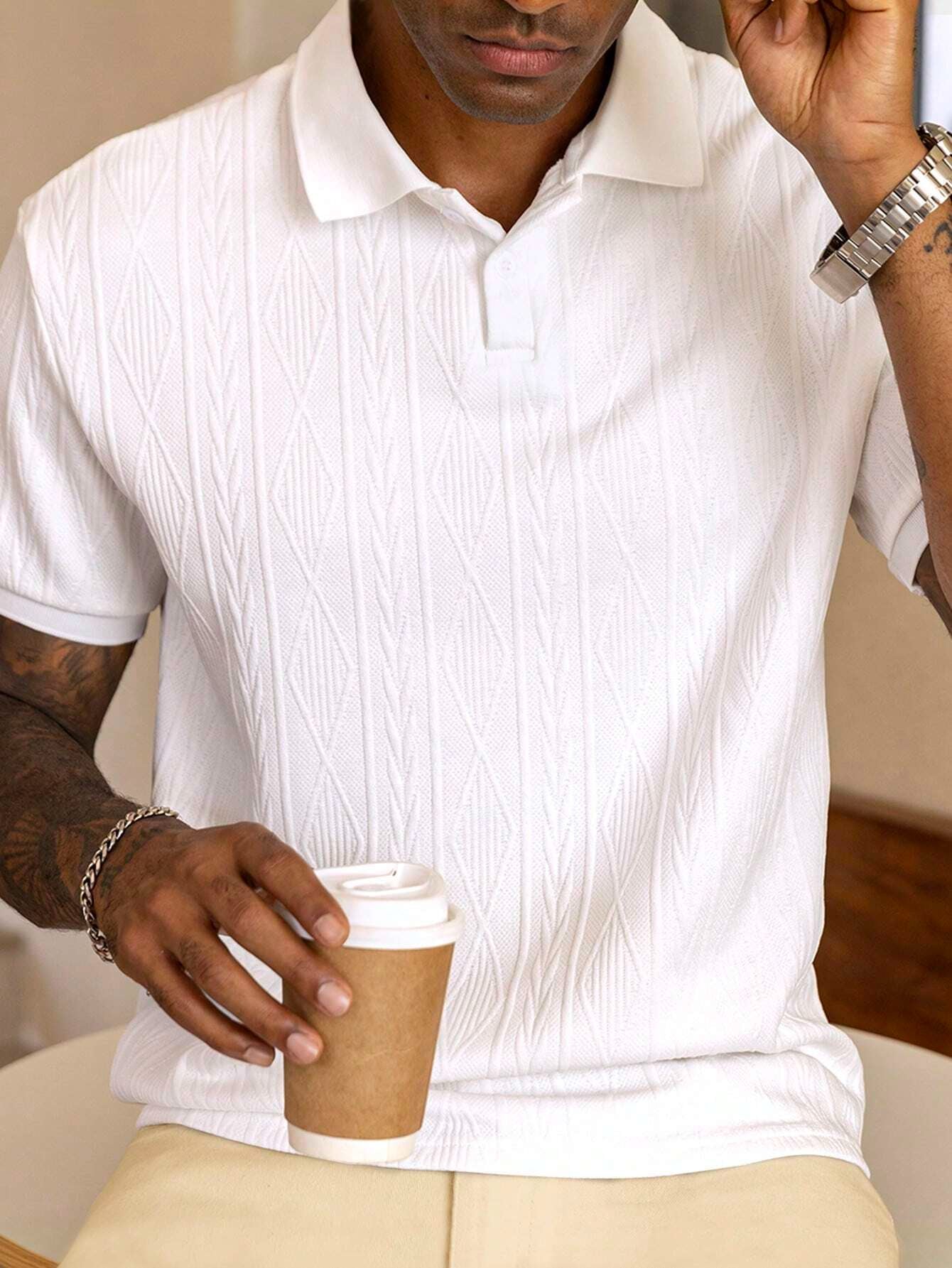 Camisa Polo Manfinity CasualCool