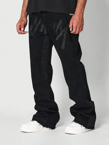 Calça Denim Flare