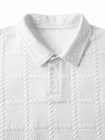 Camisa Polo de Manga Longa Casual