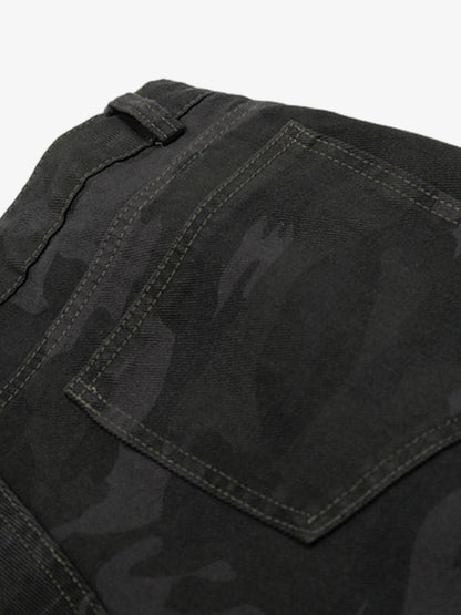 Shorts Vintage Camouflage Denim Bl00ds