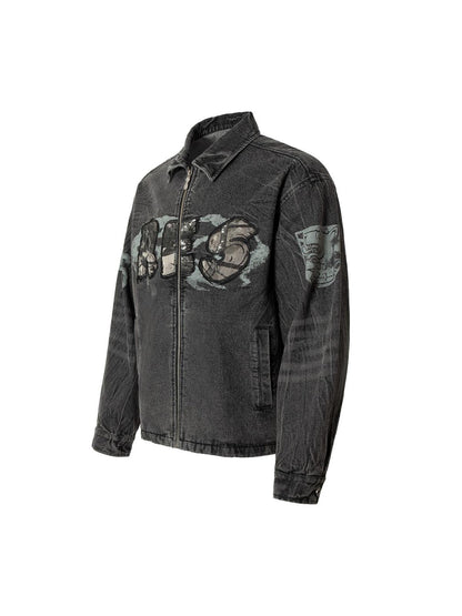 Jaqueta Wasteland Embroidered Rivet