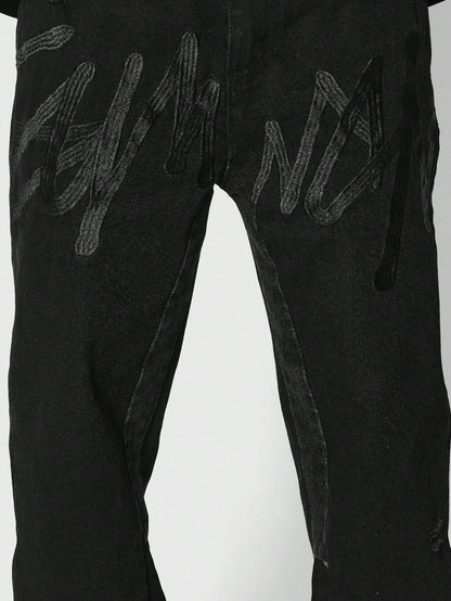 Calça Denim Flare