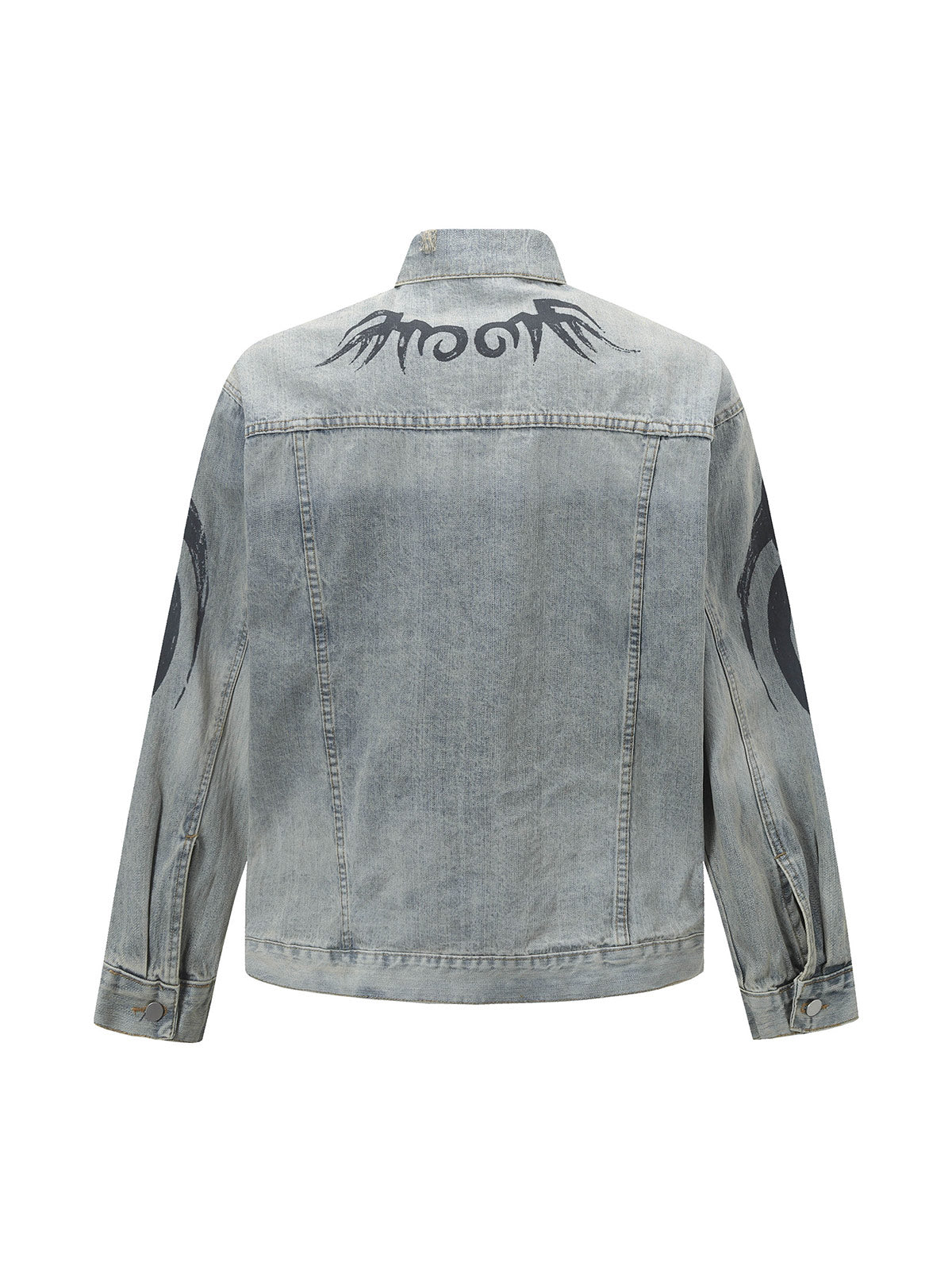 Jaqueta Retro Washed Totem Denim