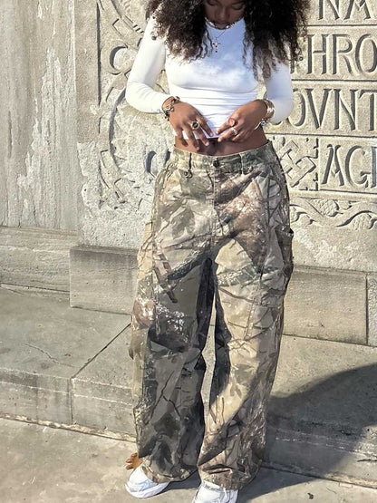 Calça High Street Camouflage ( Unissex )