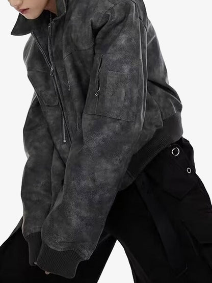 Jaqueta Vintage Motorcycle Suede Street