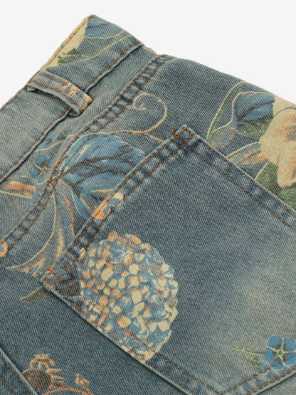 Calça Florals Carpenter Pant