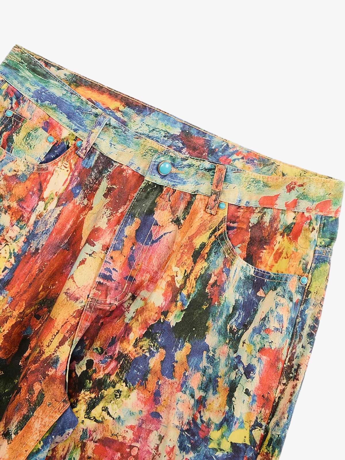 Calça Street Oil Painting