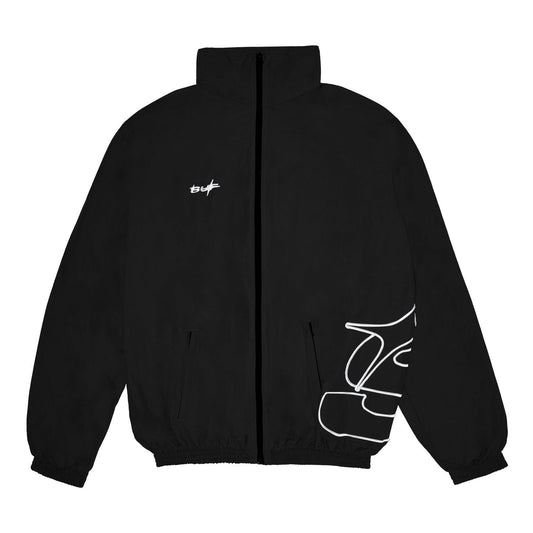 TRACK JACKET S STAR BLACK